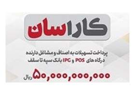 پرداخت تسهیلات 50 میلیارد ریالی به دارندگان پایانه‌های فروشگاهی بانک سپه