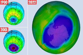 لایه اوزون در حال ترمیم شدن است