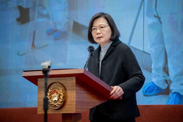 رئیس جمهور تایوان: برای حل اختلافات، ابزار صلح‌آمیز لازم است