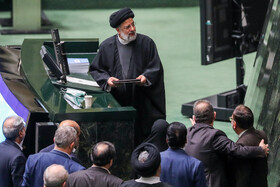 حضور رییس جمهور در مجلس برای تقدیم لایحه بودجه ۱۴۰۲