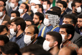 دیدار جمعی از ذاکران و ستایشگران اهل‌بیت (ع) با مقام معظم رهبری