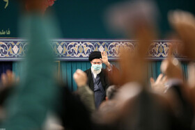 دیدار جمعی از ذاکران و ستایشگران اهل‌بیت (ع) با مقام معظم رهبری