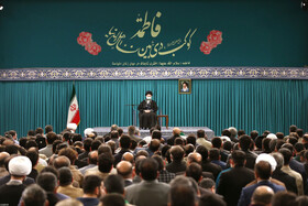 دیدار جمعی از ذاکران و ستایشگران اهل‌بیت (ع) با مقام معظم رهبری