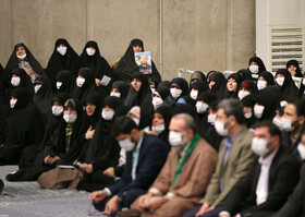 دیدار جمعی از ذاکران و ستایشگران اهل‌بیت (ع) با مقام معظم رهبری