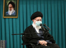 دیدار جمعی از ذاکران و ستایشگران اهل‌بیت (ع) با مقام معظم رهبری