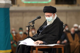 دیدار جمعی از ذاکران و ستایشگران اهل‌بیت (ع) با مقام معظم رهبری