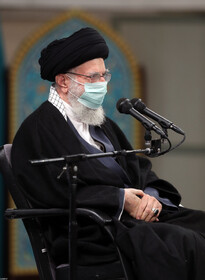 دیدار جمعی از ذاکران و ستایشگران اهل‌بیت (ع) با مقام معظم رهبری