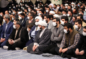 دیدار جمعی از ذاکران و ستایشگران اهل‌بیت (ع) با مقام معظم رهبری