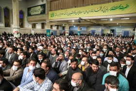 دیدار جمعی از ذاکران و ستایشگران اهل‌بیت (ع) با مقام معظم رهبری