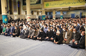 دیدار جمعی از ذاکران و ستایشگران اهل‌بیت (ع) با مقام معظم رهبری