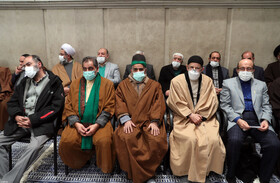 دیدار جمعی از ذاکران و ستایشگران اهل‌بیت (ع) با مقام معظم رهبری