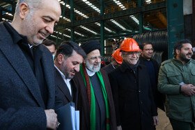 آیین احیای مجتمع معدنی، صنعت آهن و فولاد بافق در استان یزد با حضور رئیس جمهور