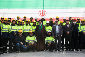 آیین احیای مجتمع معدنی، صنعت آهن و فولاد بافق در استان یزد با حضور رئیس جمهور