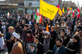 راهپیمایی مردم قم در حمایت از مرجعیت و رهبر معظم انقلاب