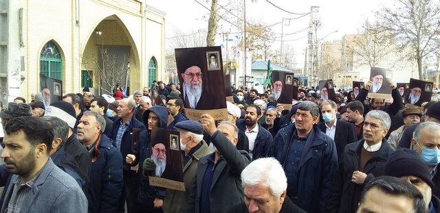راهپیمایی مردم ارومیه در اعتراض به اقدام توهین آمیز نشریه فرانسوی برگزار شد