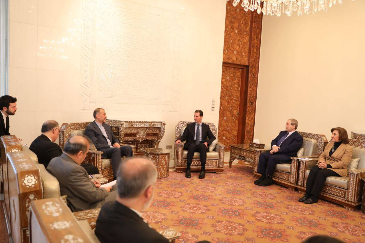 دیدار امیرعبداللهیان با بشار اسد