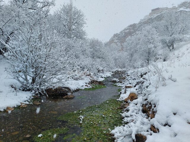 طبیعت زیبای برفی شهرستان خلخال