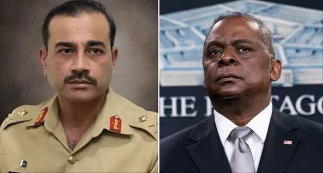 گفتگوی وزیر دفاع آمریکا با رییس ارتش پاکستان گفتگوی وزیر دفاع آمریکا با رییس ارتش پاکستان