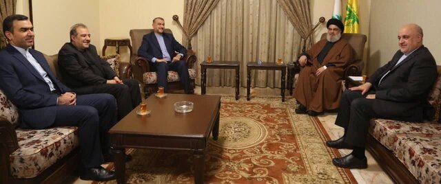 در دیدار امیرعبداللهیان با سید حسن نصرالله چه موضوعاتی مطرح شد؟ در دیدار امیرعبداللهیان با سید حسن نصرالله چه موضوعاتی مطرح شد؟