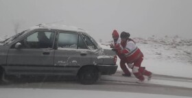 امدادرسانی به ۱۱۸۹ فرد گرفتار در برف چهارمحال و بختیاری 