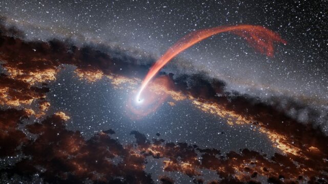 کشف سیاهچاله‌های گرسنه‌ای که در حال تبدیل یک ستاره به «دونات» است
