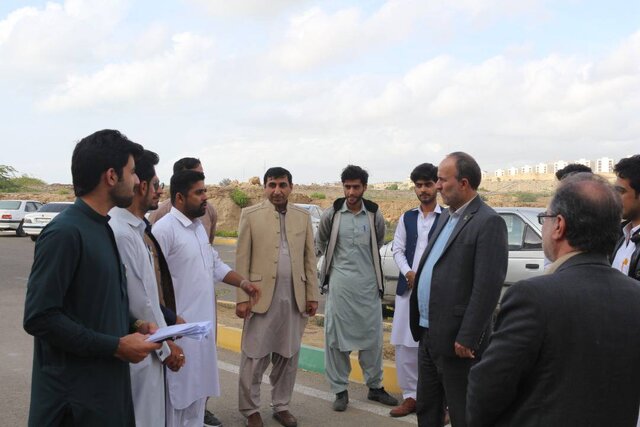 بازدید معاون وزیر علوم و رئیس سازمان امور دانشجویان از دانشگاه بین المللی چابهار