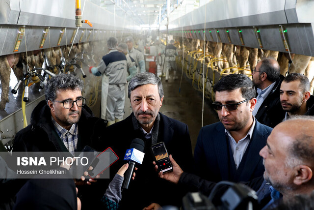 افتتاح دامداری کشت و صنعت محیا - قزوین