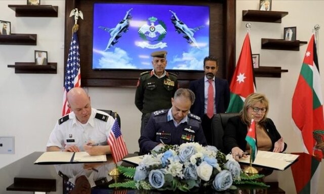 اردن توافق خرید جنگنده‌های اف-۱۶ با آمریکا امضا کرد