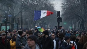 تظاهرات گسترده و جدید در پاریس 