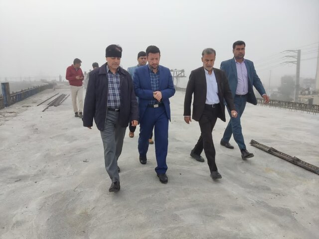  تقاطع شهید سلیمانی بوشهر ۹۰ درصد پیشرفت فیزیکی دارد