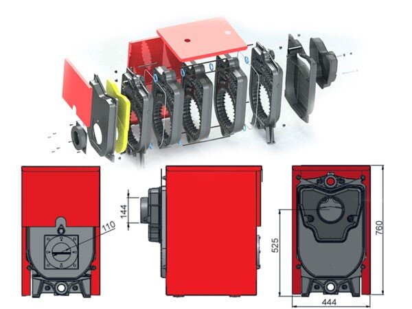 دیگ 7 پره شوفاژکار