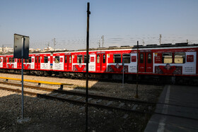 بازدید از روند اورهال و نوسازی قطارهای شهری تهران