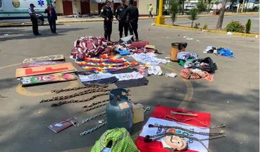 یورش پلیس و نیروهای ضد شورش به دانشگاهی در لیما