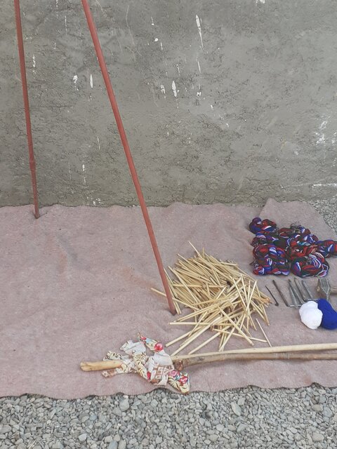 نماد صلابت در لباس بلوچی