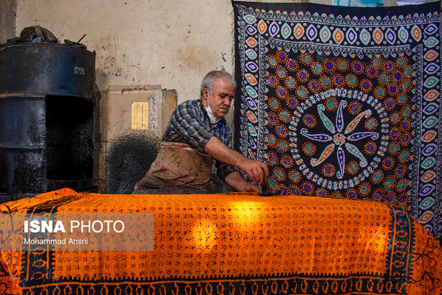 کارگاه چاپ باتیک در اسکو