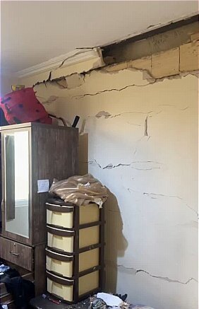 تخریب بخشهایی از یک آپارتمان در تهران به دلیل انفجار گازفندک