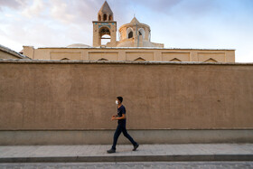 برج ناقوس کلیسای «وانک» در محله جلفا اصفهان 