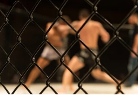 عکس تزئینی است. برگزاری مسابقات MMA برای نخستینبار در ایران