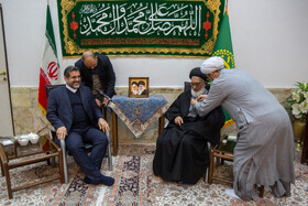 دیدار وزیر فرهنگ و ارشاد اسلامی با آیت الله سعیدی در قم