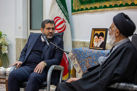 دیدار وزیر فرهنگ و ارشاد اسلامی با آیت الله سعیدی در قم