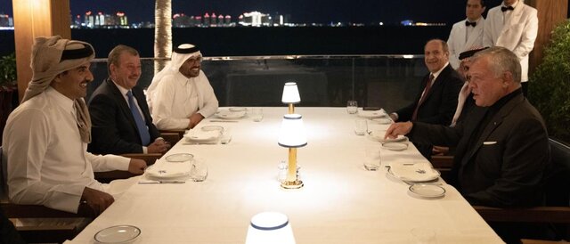دیدار پادشاه اردن با امیر قطر دیدار کرد دیدار پادشاه اردن با امیر قطر دیدار کرد
