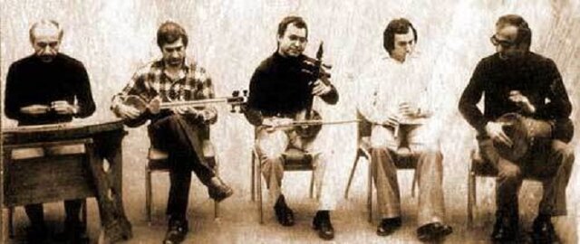 تصاویر ماندگاری از صبا، پایور و ظریف تا محمدرضا لطفی و شجریان