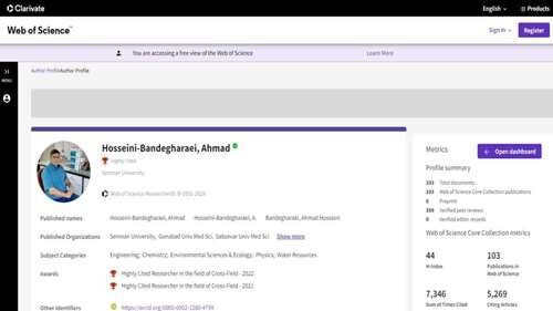 دانشجوی دانشگاه سمنان در بین برترینهای پر استناد یک دهم درصد سال۲۰۲۲ دنیا