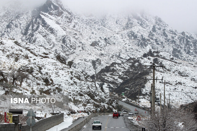 عکس تزئینی است جاده چالوس و آزادراه تهران - شمال باز شد