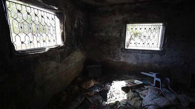 شهرک‌نشینان صهیونیست خانه یک فلسطینی را به آتش کشیدند