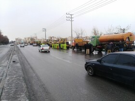 ماشین‌‎آلات بخش خصوصی و دولتی چهارمحال و بختیاری برای مواجهه با بارندگی بسیج شدند