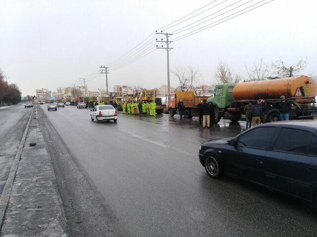 ماشین‌‎آلات بخش خصوصی و دولتی چهارمحال و بختیاری برای مواجهه با بارندگی بسیج شدند