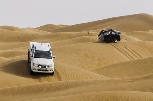 مسابقات رالی گردشگری در تپه‌های شنی ریگان برگزار می‌شود