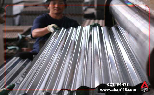 خرید ورق گالوانیزه، روغنی، سیاه، رنگی و استیل در آهن 118