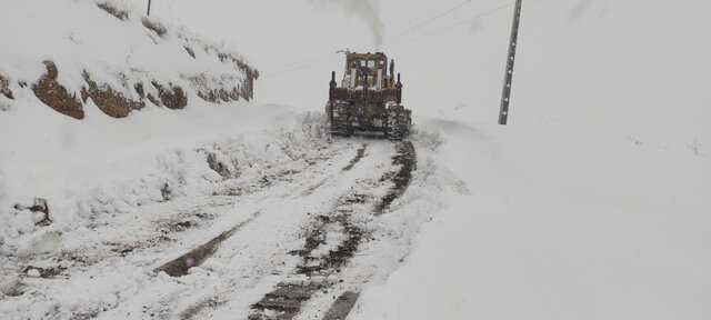 بارش برف در نقاطی از شهرهای شمالی و شرقی لرستان